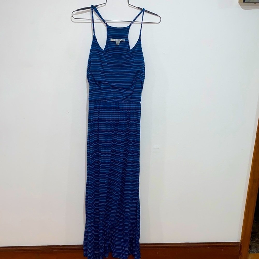 Lauren Conrad blue maxi dress size: S